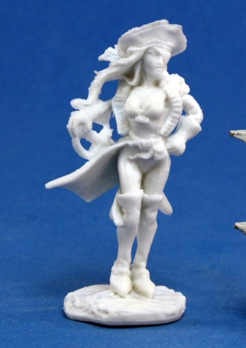 Reaper Miniatures Mariel Twinspar, Female Pirate #77135 Bones Unpainted Figure