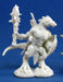 Reaper Miniatures Lizardman Warrior #77155 Bones Unpainted Plastic Mini Figure