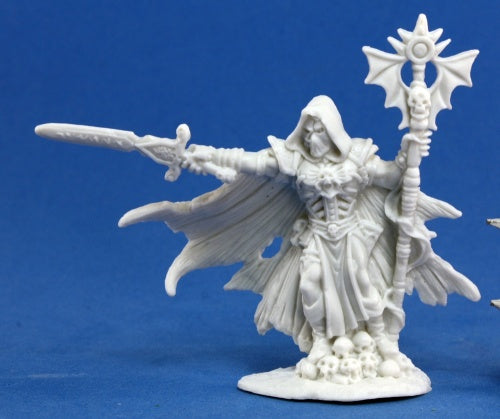 Reaper Miniatures Malek, Necromancer #77172 Bones Unpainted Plastic Mini Figure