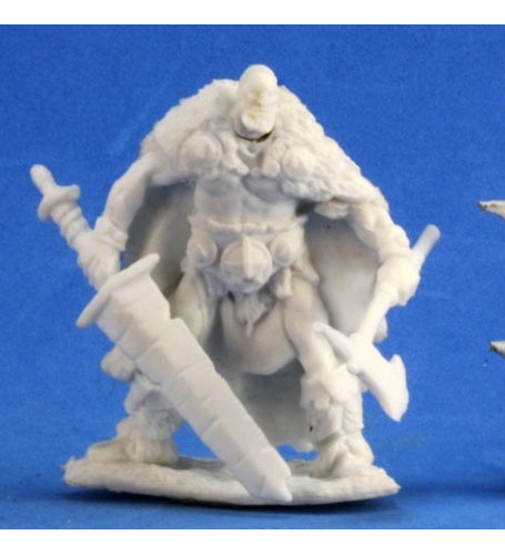 Reaper Miniatures Thund Bloodwrack, Barbarian #77199 Bones D&D RPG Mini Figure