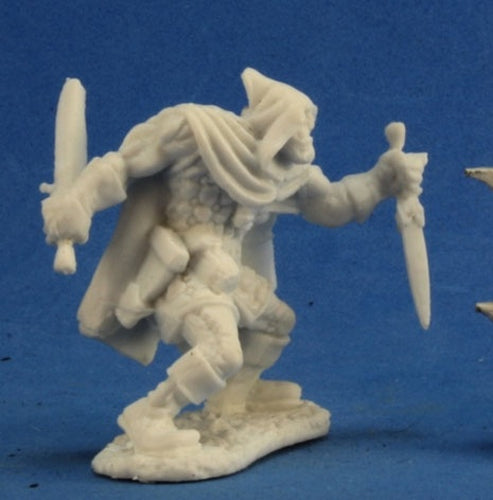 Reaper Miniatures Rogan, Half Orc Rogue #77224 Bones Plastic D&D RPG Mini Figure