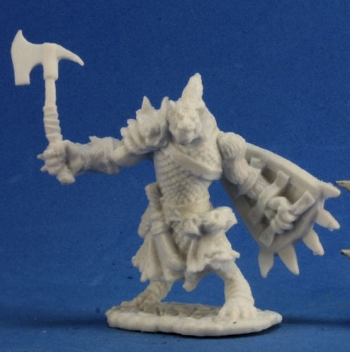 Reaper Miniatures Bloodmane, Gnoll Warrior #77236 Bones Unpainted Plastic Figure