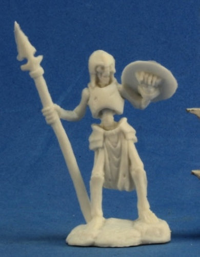 Reaper Miniatures Skeleton Guardian Spearman (3) #77239 Bones RPG Mini Figure