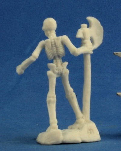 Reaper Miniatures Skeleton Warrior Axeman (3) #77243 Bones D&D RPG Mini Figure