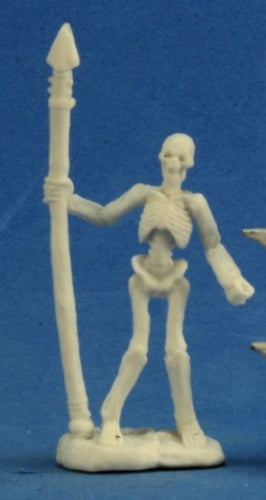 Reaper Miniatures Skeleton Warrior Spearman (3) #77244 Bones D&D RPG Mini Figure