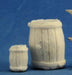 Reaper Miniatures Large Barrel + Small Barrel #77249 Bones Unpainted Figure