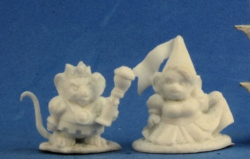 Reaper Miniatures Mousling King and Princess #77286 Bones Unpainted Figure