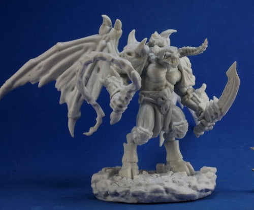 Reaper Miniatures Fire Demon #77315 Bones Unpainted Plastic D&D RPG Mini Figure