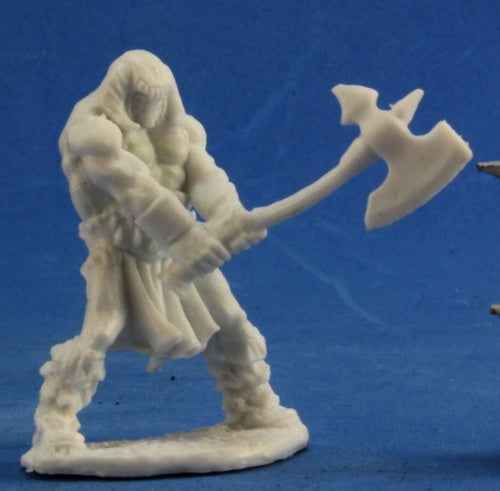 Reaper Miniatures Cuth Wolfson, Barbarian #77373 Bones Unpainted Plastic Figure