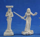 Reaper Miniatures Caryatid Columns (2) #77378 Bones Unpainted Plastic Figure