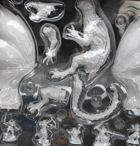 Reaper Miniatures Dragons Don't Share (5) #77381 Bones Unpainted Plastic Figure