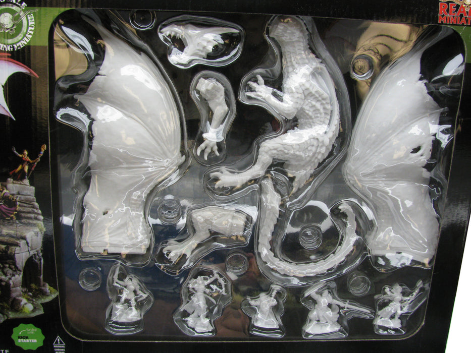 Reaper Miniatures Dragons Don't Share (5) #77381 Bones Unpainted Plastic Figure