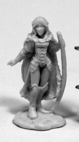 Reaper Miniatures Aeris, Female Elf Ranger #77405 Bones Unpainted Plastic Figure