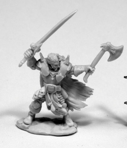 Reaper Miniatures Boris Mingla, Evil Warlord #77406 Bones Unpainted Plastic Mini