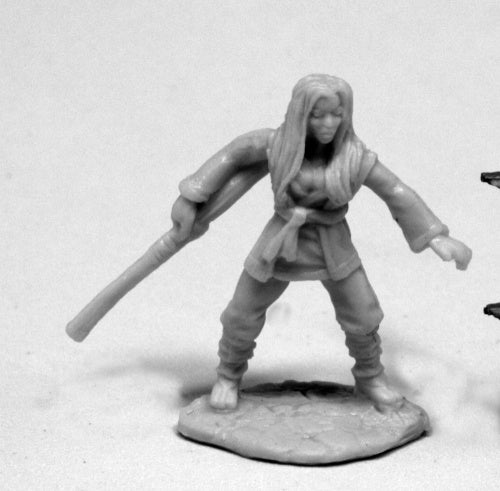 Reaper Miniatures Xiao Liu Female Monk 77418 Bones Unpainted Plastic Mini Figure