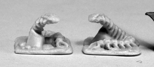 Dungeon Vermin-Centipede (2) 77427 Bones Unpainted Plastic Mini