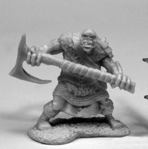 Reaper Miniatures Orc Chopper #77431 Bones Unpainted RPG D&D Mini Figure