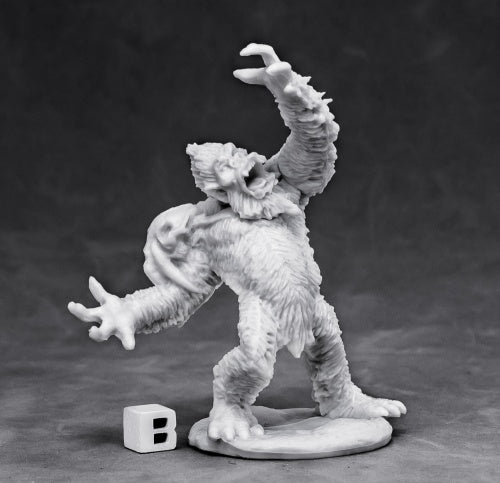 Reaper Miniatures Yeti Chieftain #77434 Bones Unpainted RPG D&D Mini Figure