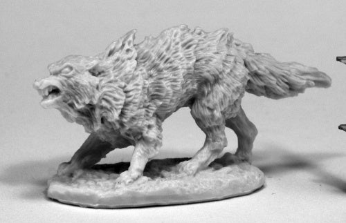 Reaper Miniatures Winter Wolf #77437 Bones Unpainted RPG D&D Mini Figure