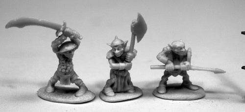 Reaper Miniatures Goblin Warriors (6) #77444 Bones Unpainted Plastic Figure