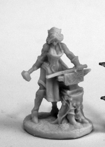 Reaper Miniatures Elven Blacksmith #77459 Bones Plastic D&D RPG Mini Figure