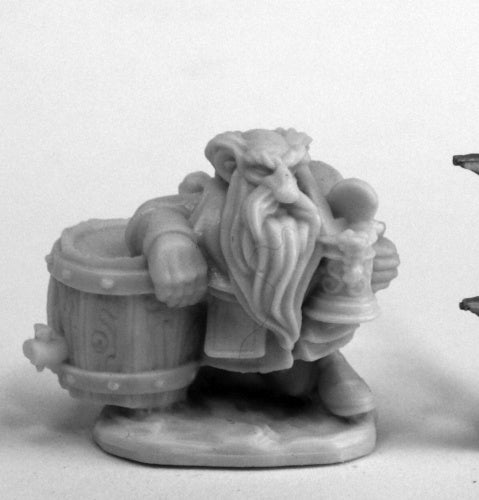 Reaper Miniatures Dwarf Brewer #77461 Bones Plastic D&D RPG Mini Figure