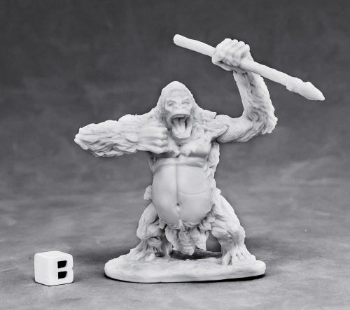 Reaper Miniatures Weregorilla #77463 Bones Unpainted Plastic Mini Figure