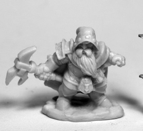 Reaper Miniatures Durok, Dwarf Ranger #77480 Bones Unpainted Plastic Mini Figure