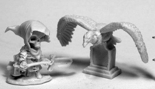 Reaper Miniatures Mr. Bones & Buzzy #77485 Bones Unpainted Plastic Mini Figure