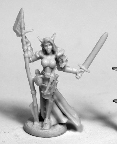 Reaper Miniatures Skara, Female Skoli #77488 Bones Unpainted Plastic Mini Figure