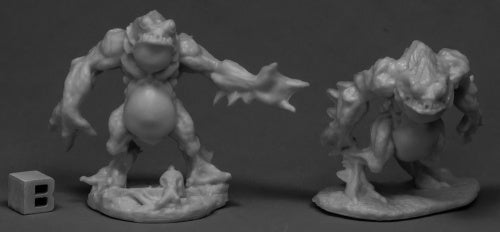 Reaper Miniatures Deep Ones Warriors (2) 77519 Bones Unpainted RPG D&D Figure