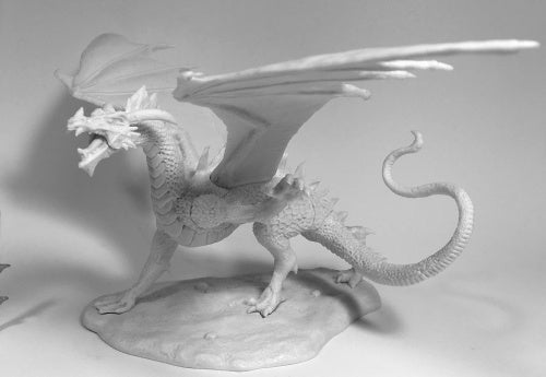 Reaper Miniatures Diabolus the Devil Dragon 77545 Bones Unpainted Plastic Figure