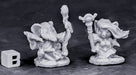 Reaper Miniatures Wizard Mouslings (2) #77548 Bones Unpainted Plastic RPG Figure