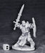 Reaper Miniatures Crusader Champion (Attacking) #77550 Bones Unpainted Plastic