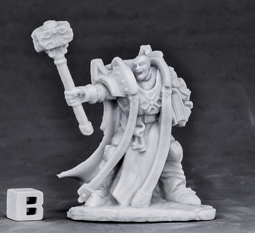 Reaper Miniatures Crusader Ardent (Hammer) #77553 Bones Unpainted Plastic Figure