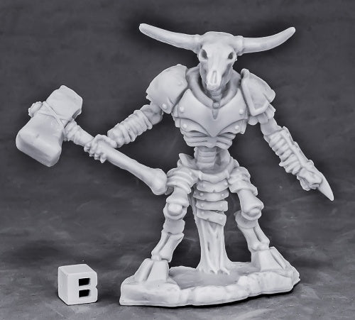 Reaper Miniatures Undying Minotaur 77559 Bones Unpainted Plastic RPG Mini Figure