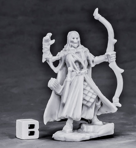 Reaper Miniatures Undead Elf Archer #77563 Bones Unpainted Plastic Mini Figure