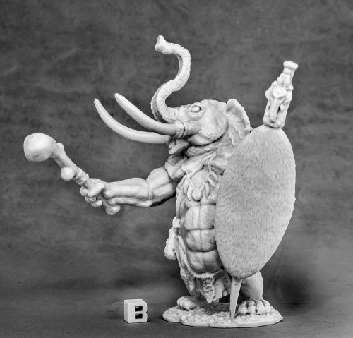Reaper Miniatures Avatar of Strength (Elephant) #77588 Bones Unpainted Figure