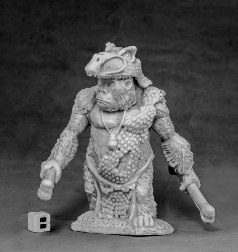 Reaper Miniatures Avatar of Honor (Gorilla) #77589 Bones Unpainted Mini Figure