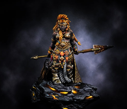 Reaper Miniatures Vanja, Fire Giant Queen (Huge) #77613 Bones Unpainted Plastic