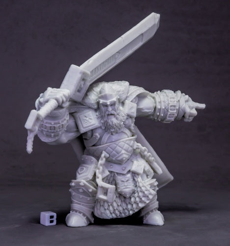 Skorg Ironskull, Fire Giant King (Huge) #77614 Bones Unpainted Plastic
