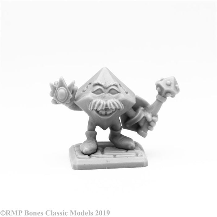 Reaper Miniatures D'Tenian, d10 #77649 Bones Unpainted Plastic Figure