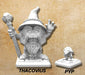 Reaper Miniatures Thacovius d12 (and Mini Pyp d6) #77650 Bones Unpainted Plastic