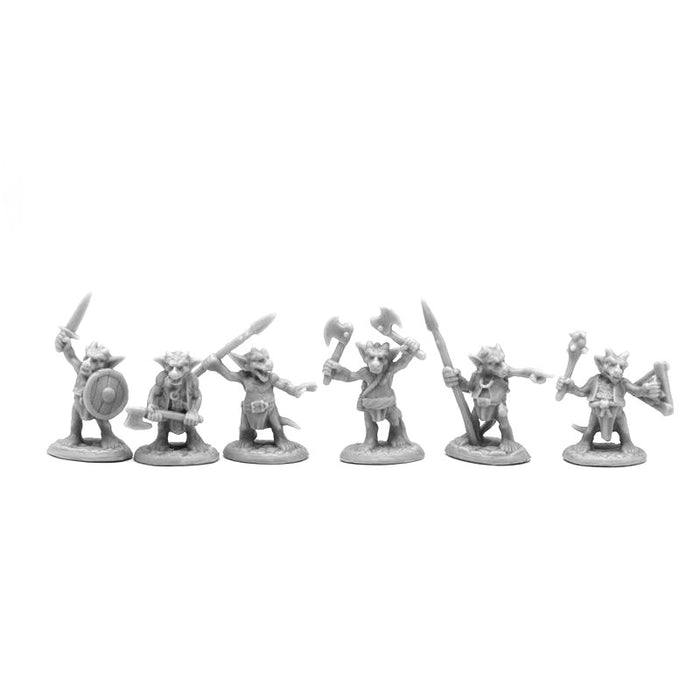 Reaper Miniatures Kobold Mooks (6) #77652 Bones Unpainted Plastic Figure