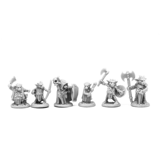 Reaper Miniatures Kobold Leaders (6) #77653 Bones Unpainted Plastic Figure