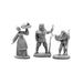 Reaper Miniatures Townsfolk I (3) #77665 Bones Unpainted Plastic Figure