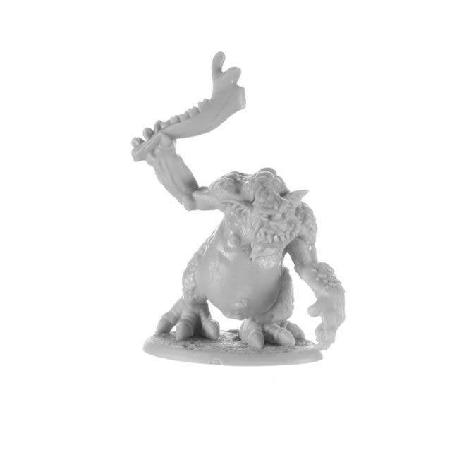 Cave Troll #77704 Dark Heaven Legends Bones Unpainted Plastic Miniature Figure