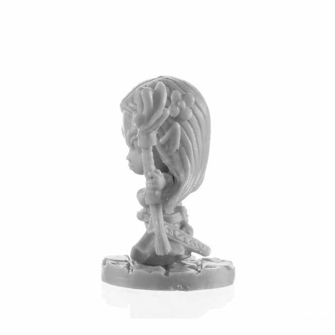 Small World Lysette #77719 Dark Heaven Legends Bones Unpainted Plastic Miniature Figure