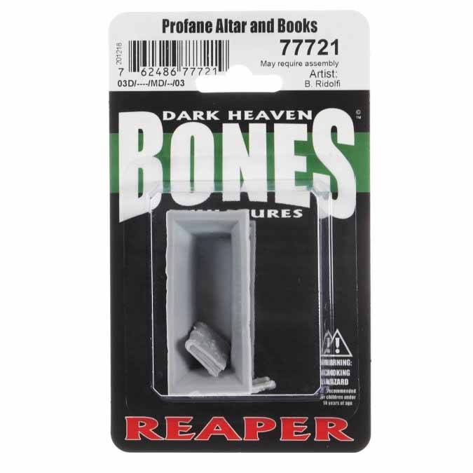 Profane Altar And Books #77721 Dark Heaven Legends Bones Unpainted Plastic Miniature Figure