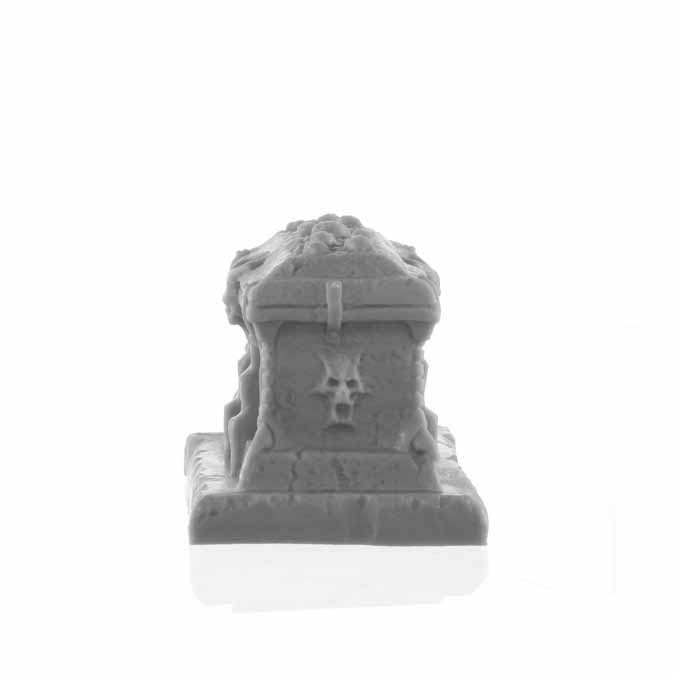 Sealed Sarcophagus #77722 Dark Heaven Legends Bones Unpainted Plastic Miniature Figure
